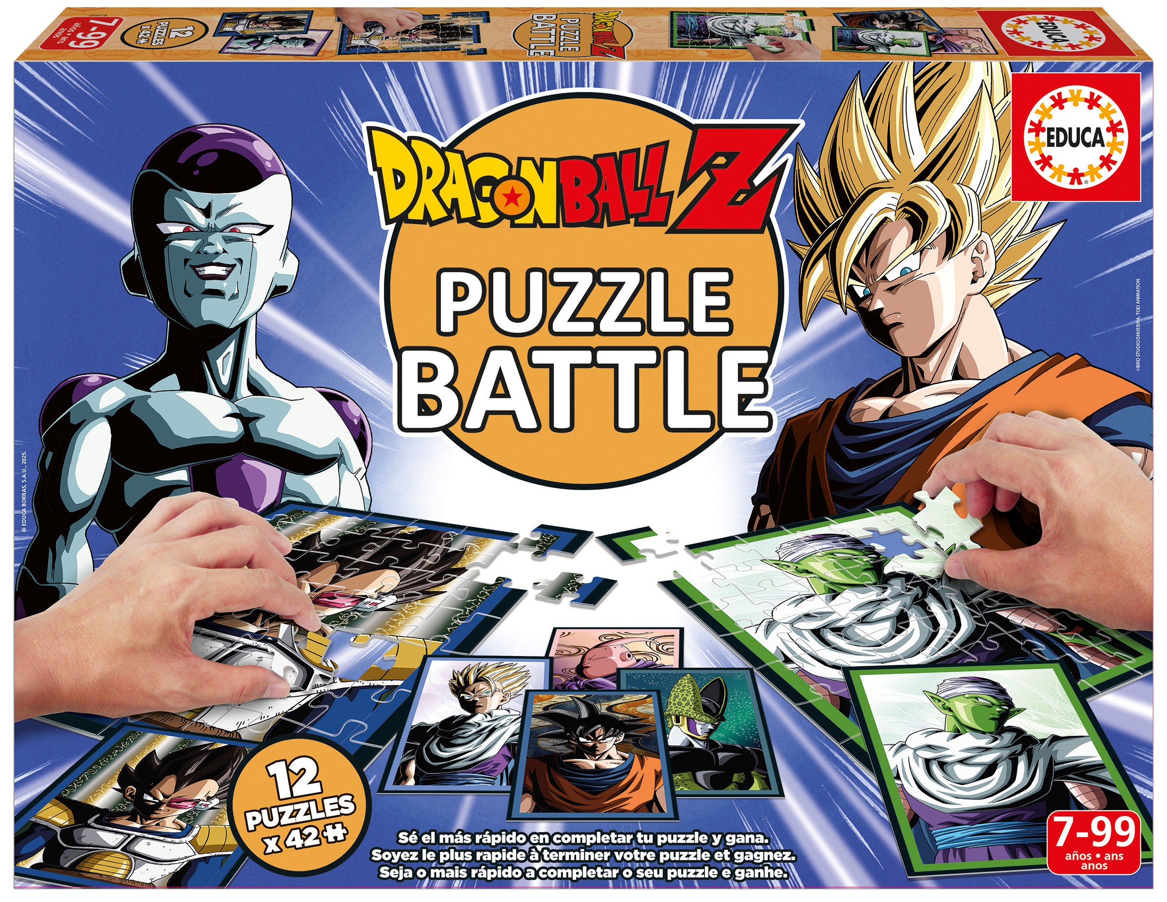 Puzzle duel Educa de 12 x 42 piese – Dragon Ball Z