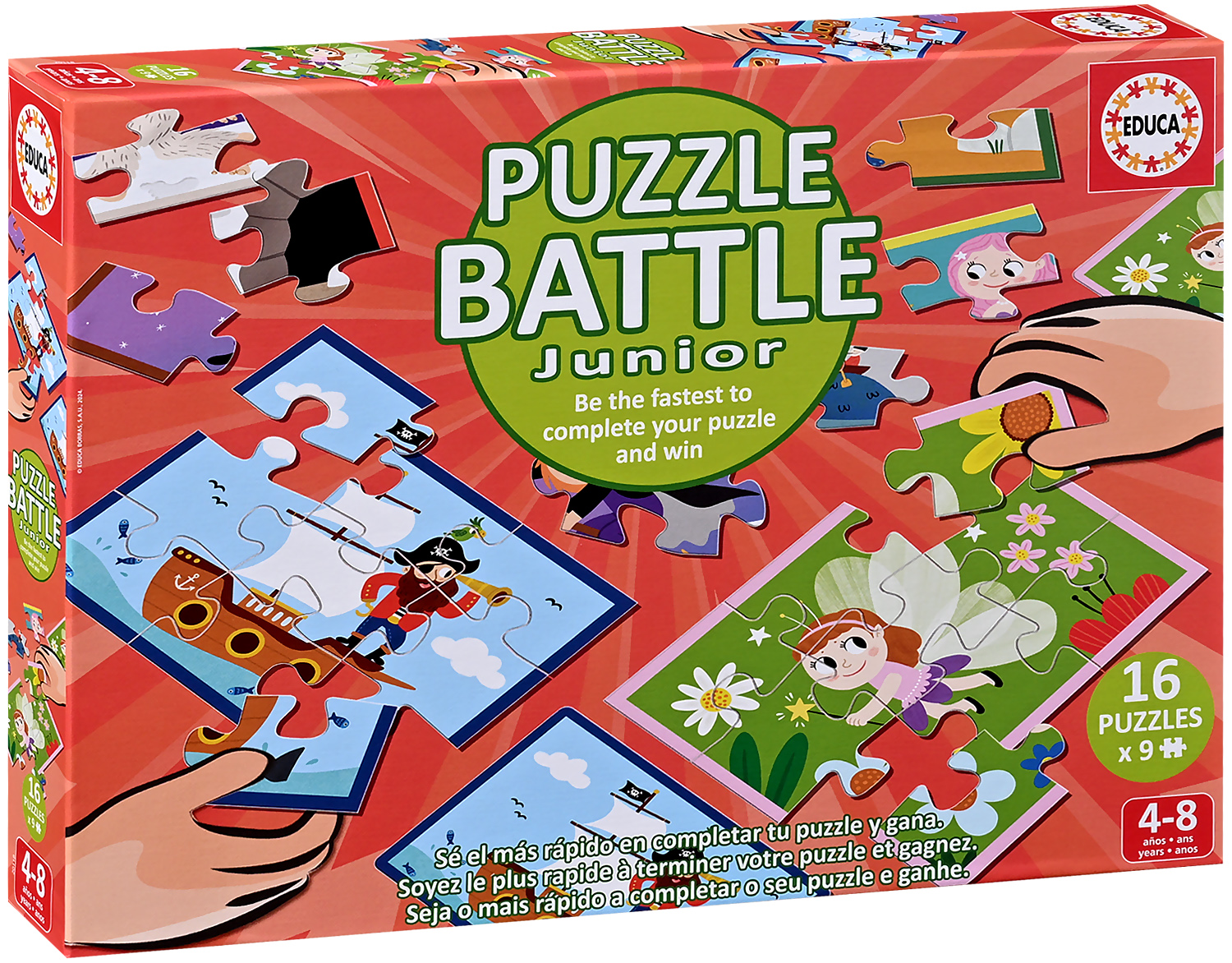 Duel puzzle Educa din 16 x 9 piese - Fantezie