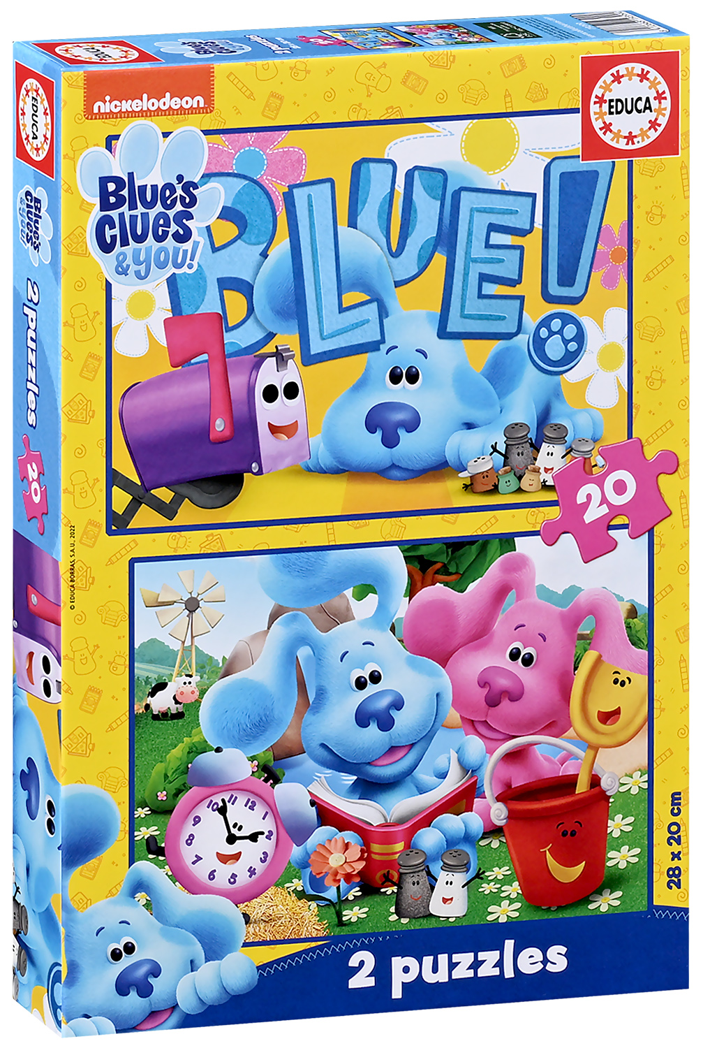 Puzzle Educa 2 în 1 - Enigmele lui Blue