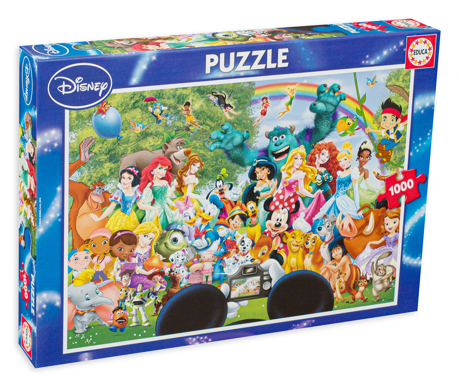 Puzzle Educa din 1000 de piese - Lumea minunata Disney