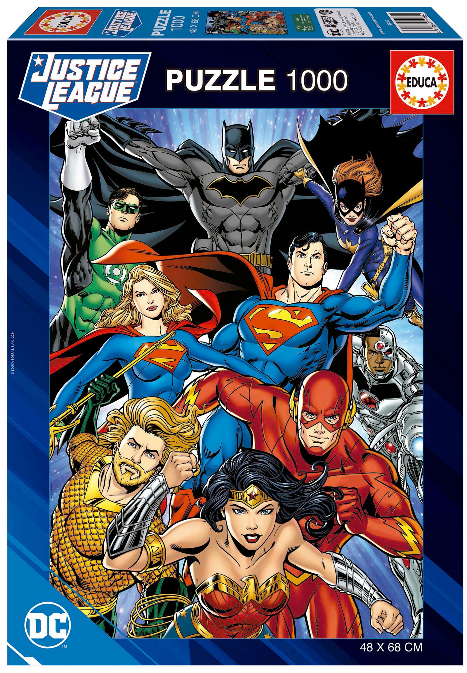Puzzle Educa din 1000 de piese - DC Comics: Liga Dreptății