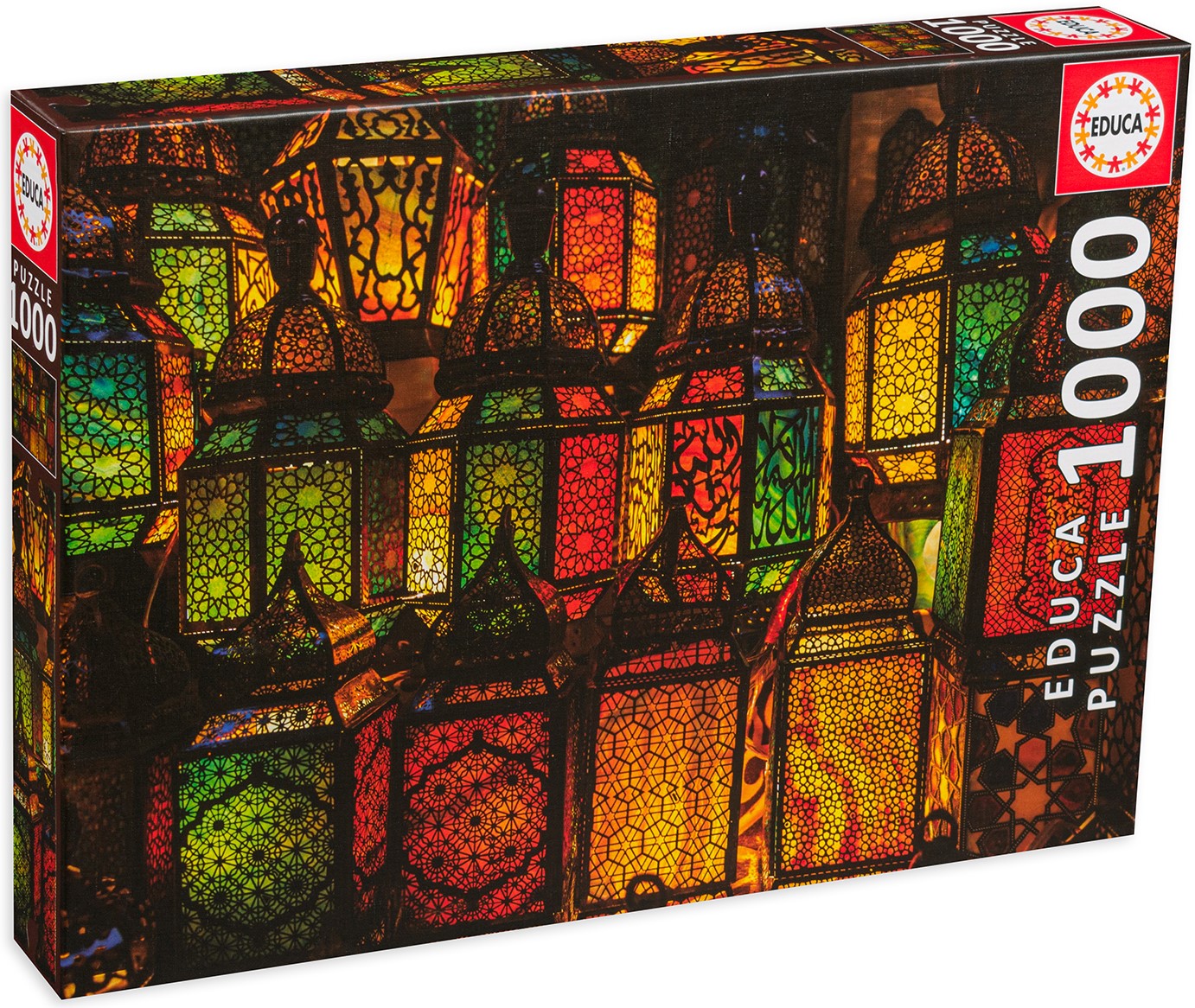 Puzzle Educa din 1000 de piese - Colaj de felinare