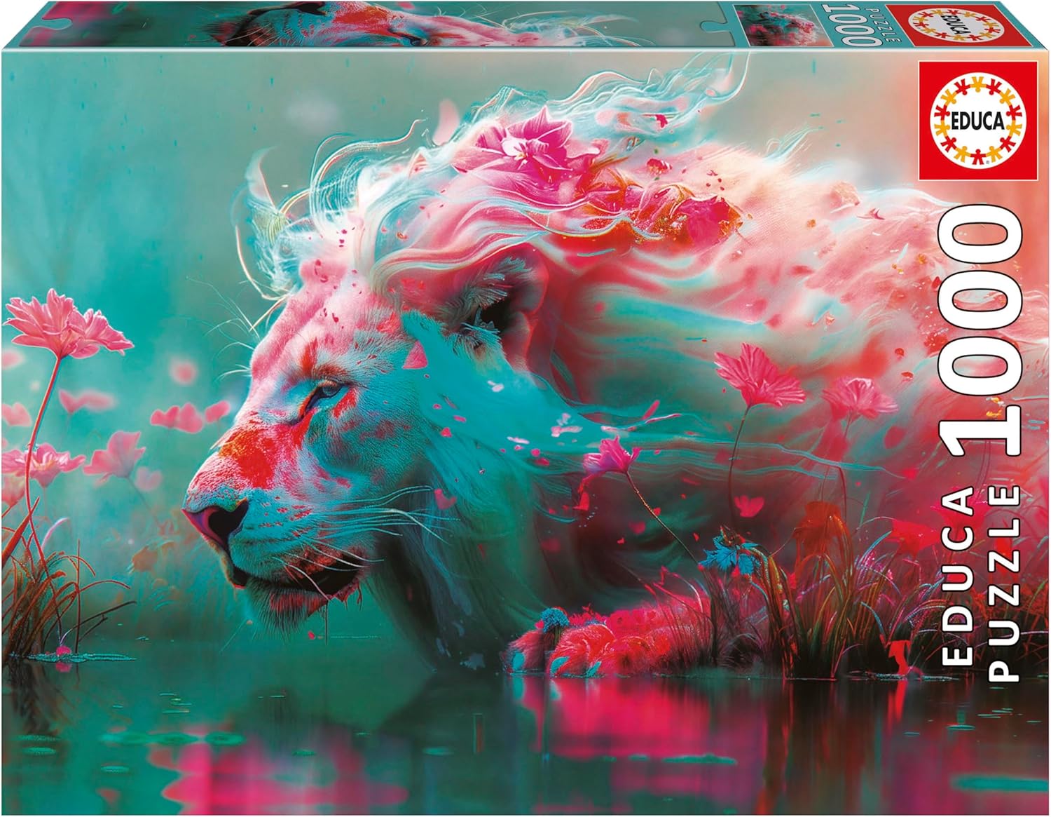 Puzzle Educa din 1000 piese - Regele Florilor