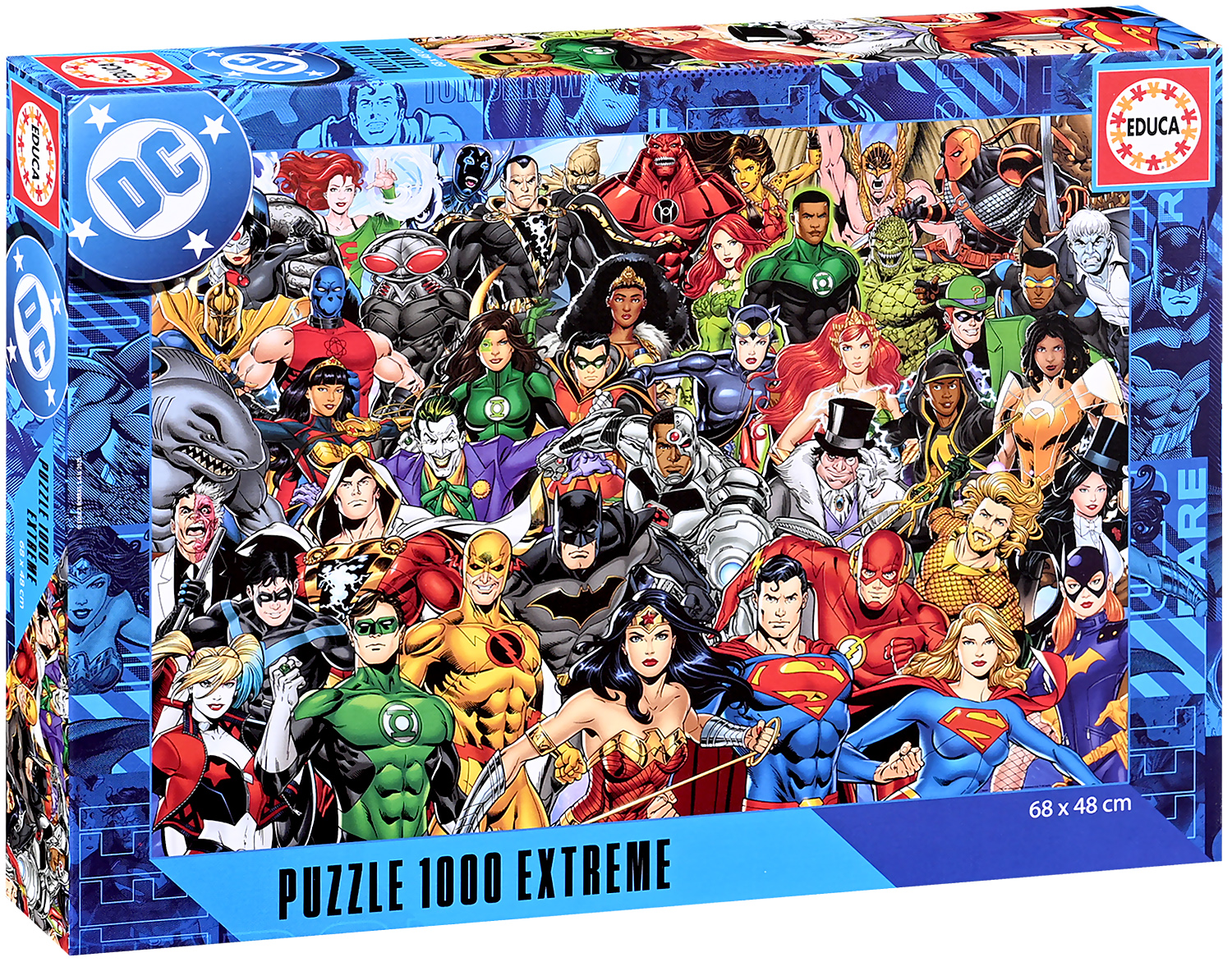 Puzzle Educa din 1000 piese - Liga Dreptății: Extremă
