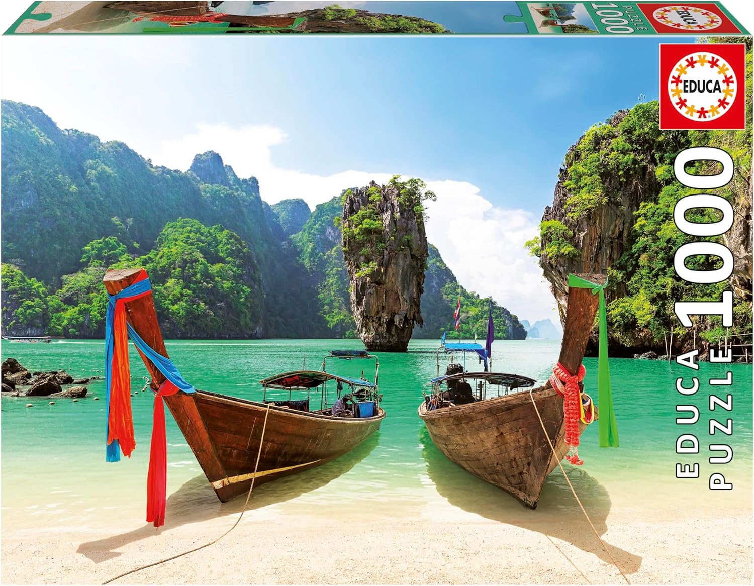 Puzzle Educa din 1000 piese - Insula James Bond, Thailanda
