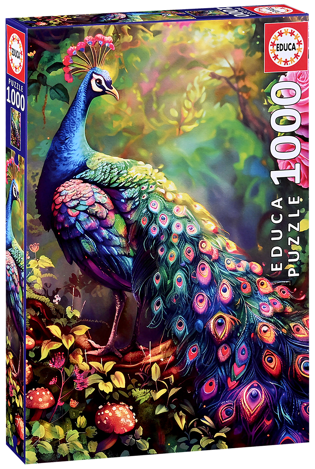 Puzzle Educa din 1000 piese - Grădina Păunilor