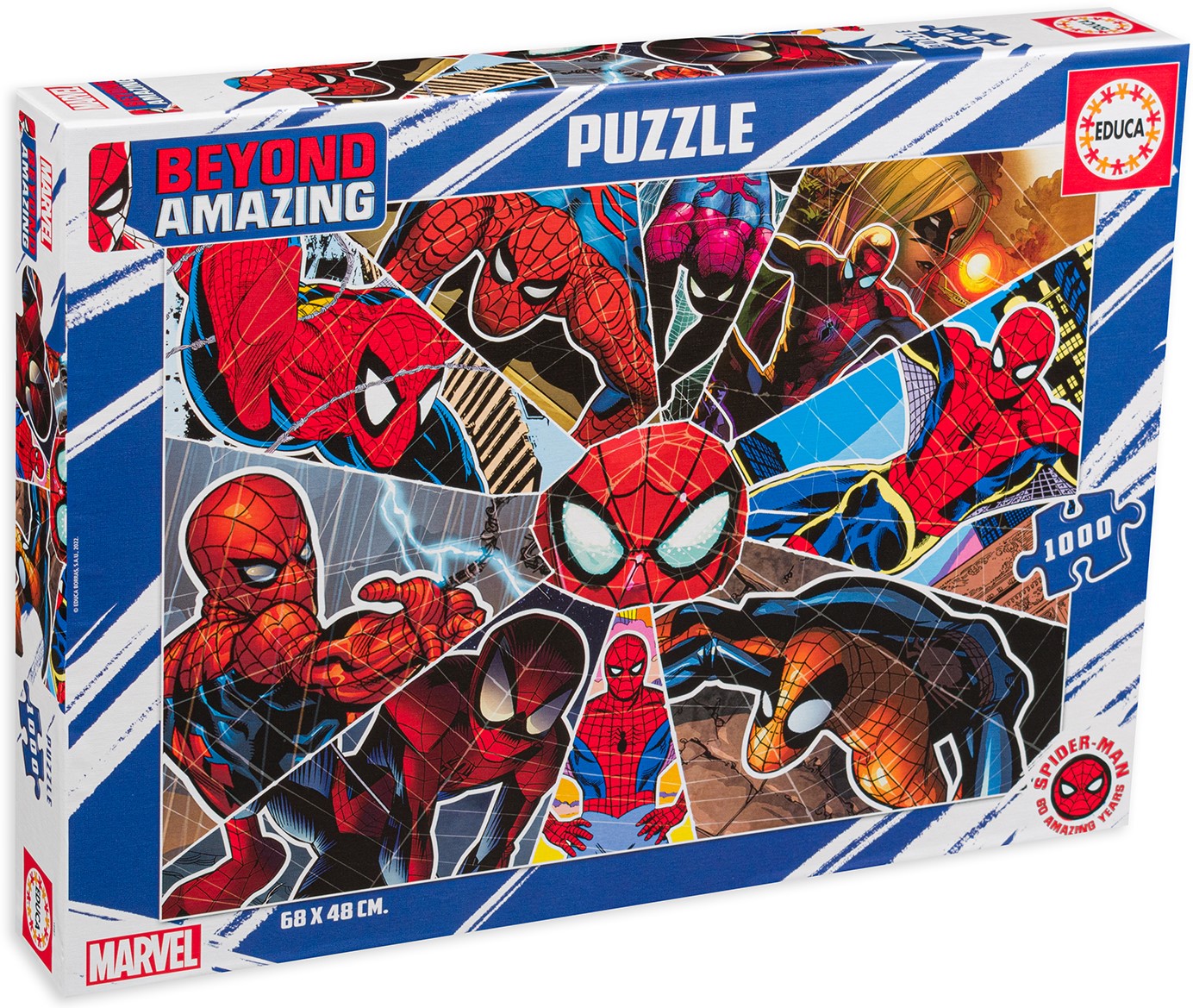 Puzzle Educa din 1000 de piese - Spider-Man: Dincolo de univers