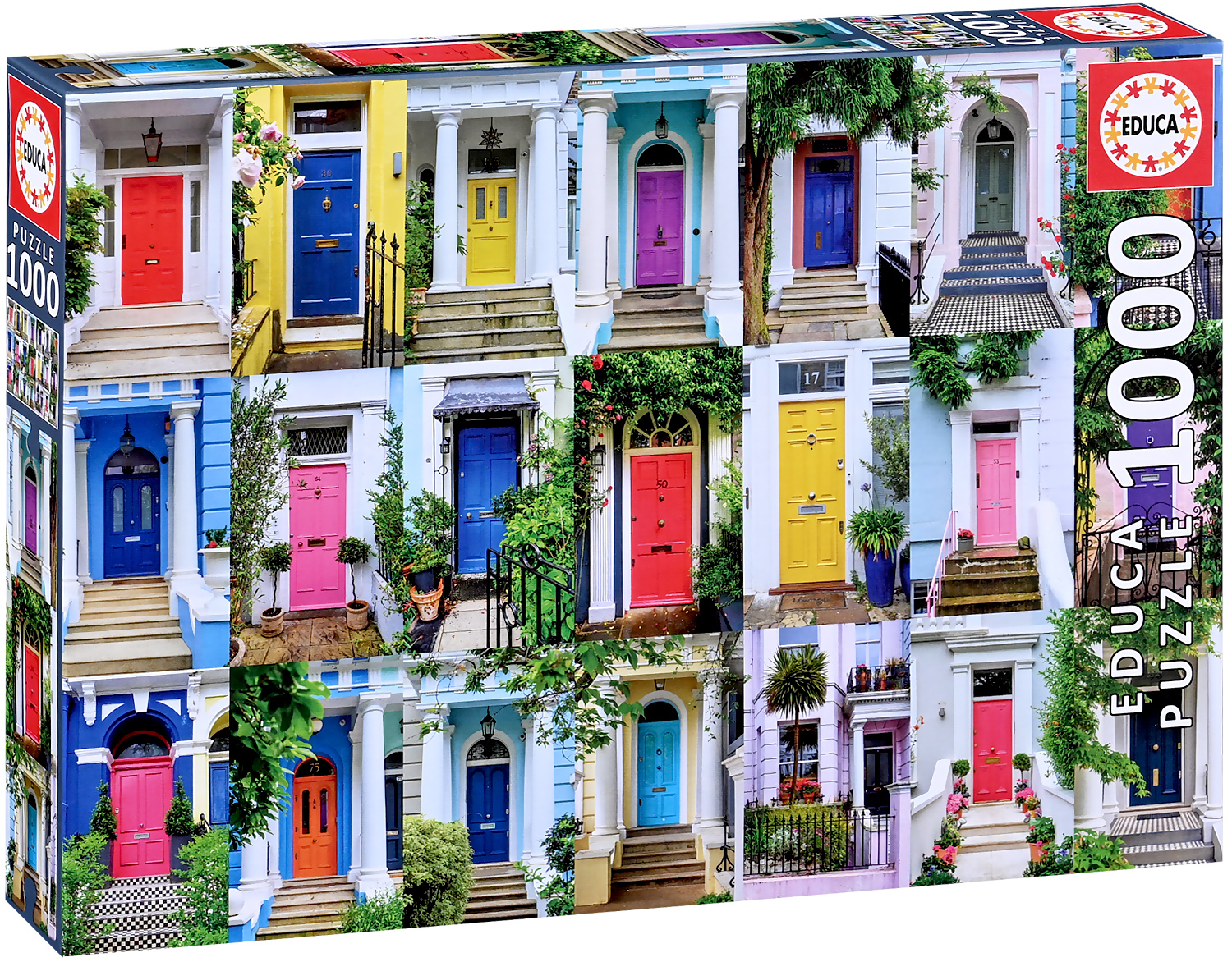 Puzzle Educa din 1000 piese - Ușile din Notting Hill