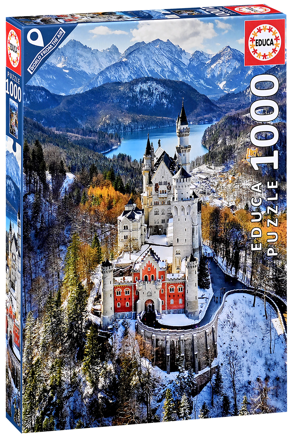 Puzzle Educa din 1000 de piese -  Castelul Neuschwanstein