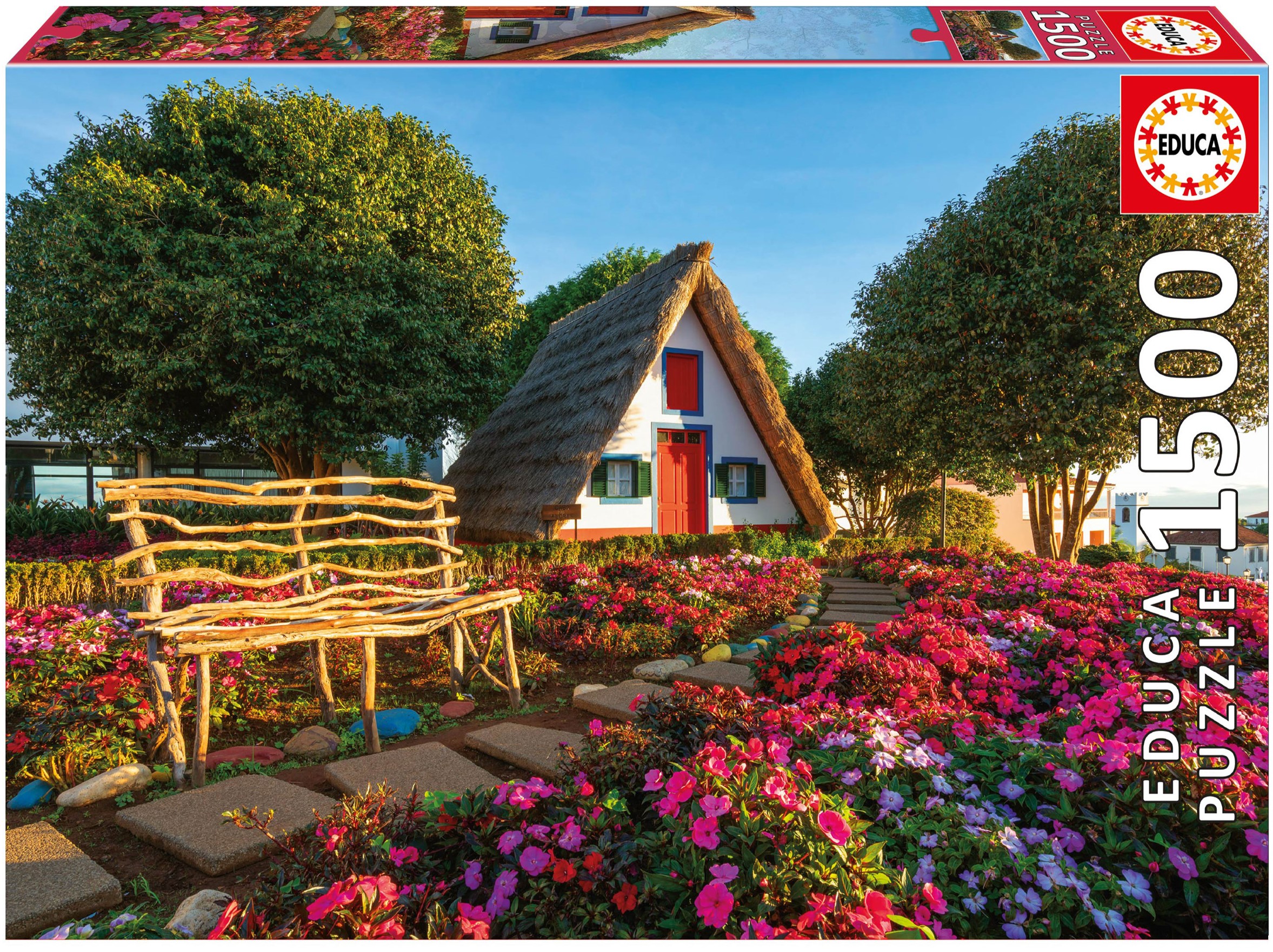 Puzzle Educa din 1500 de piese - Santana, Madeira