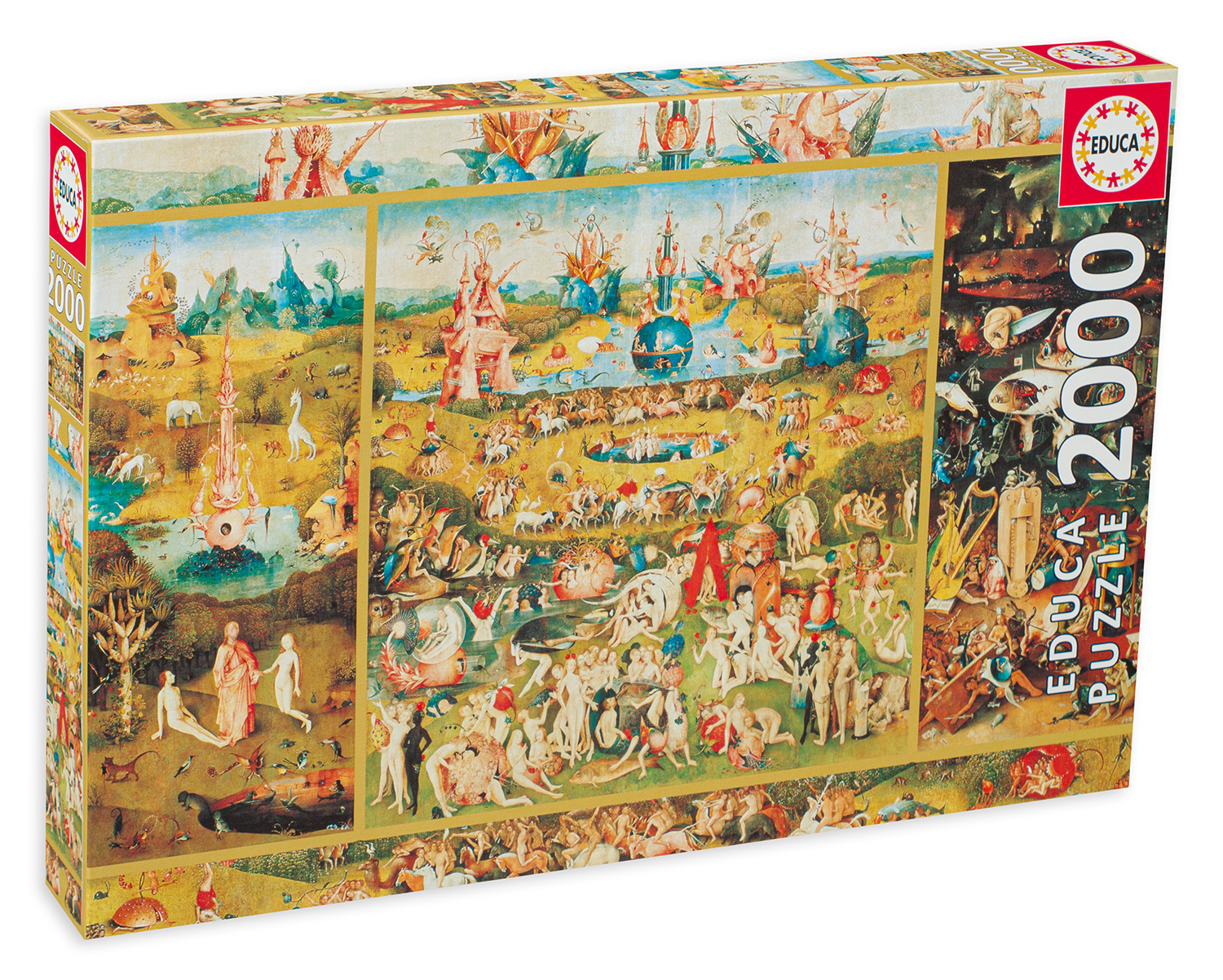 Puzzle Educa din 2000 de piese - Garden of Earthly Delights