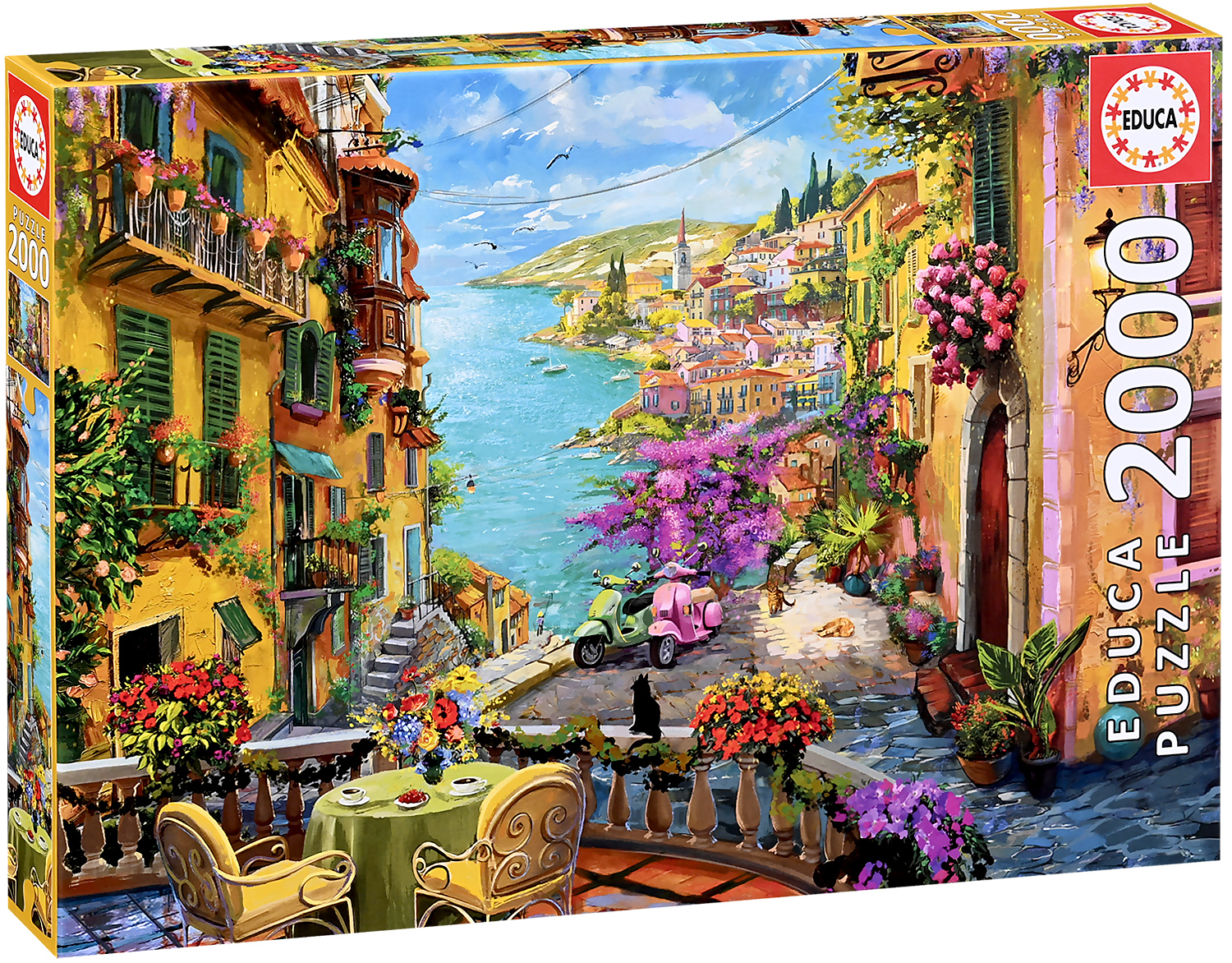 Puzzle Educa din 2000 piese - Cafea spaniolă