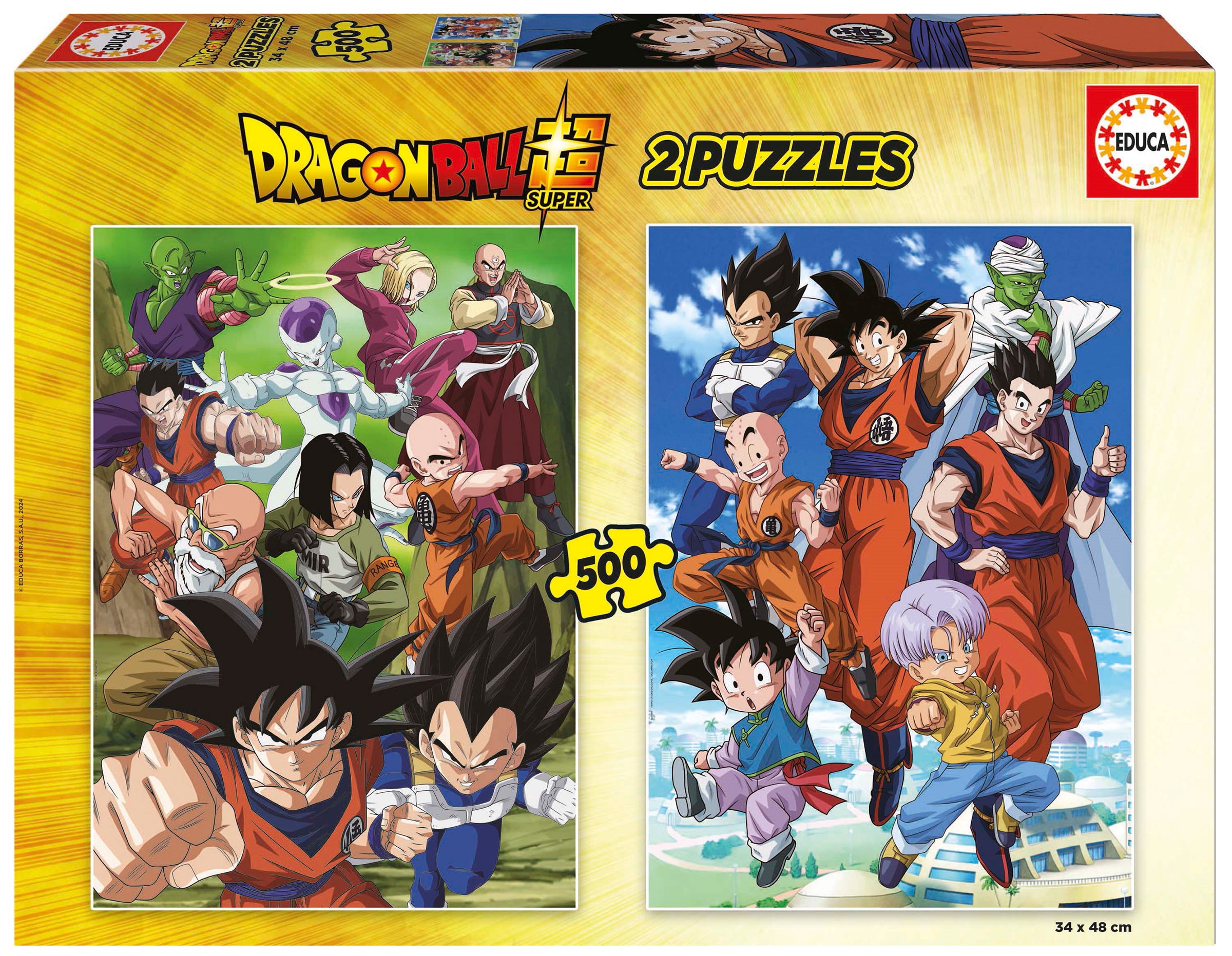 Puzzle Educa din 2 х 500 de piese - Dragon Ball