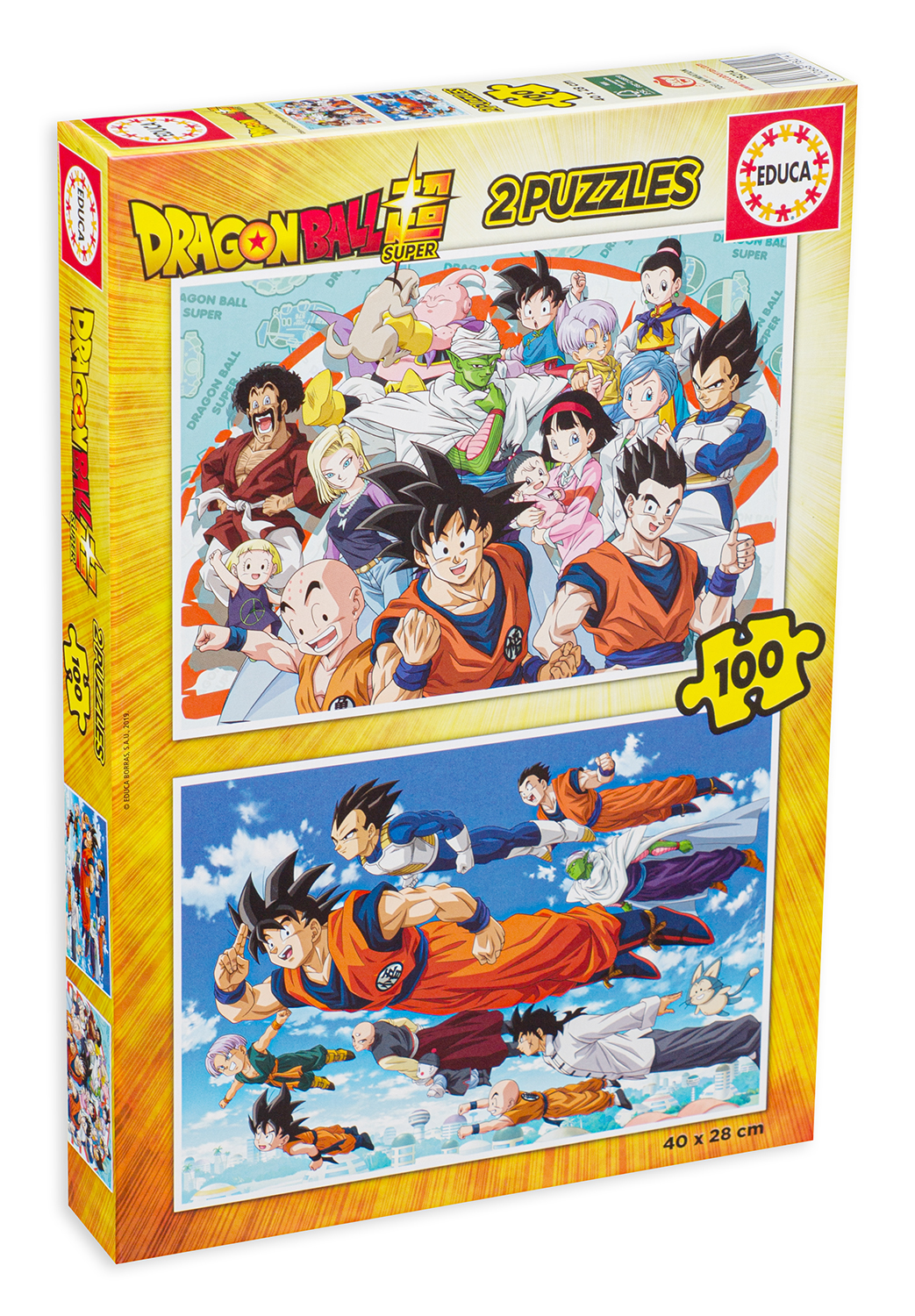 Puzzle Educa din 2 x 100 de piese - Dragon Ball