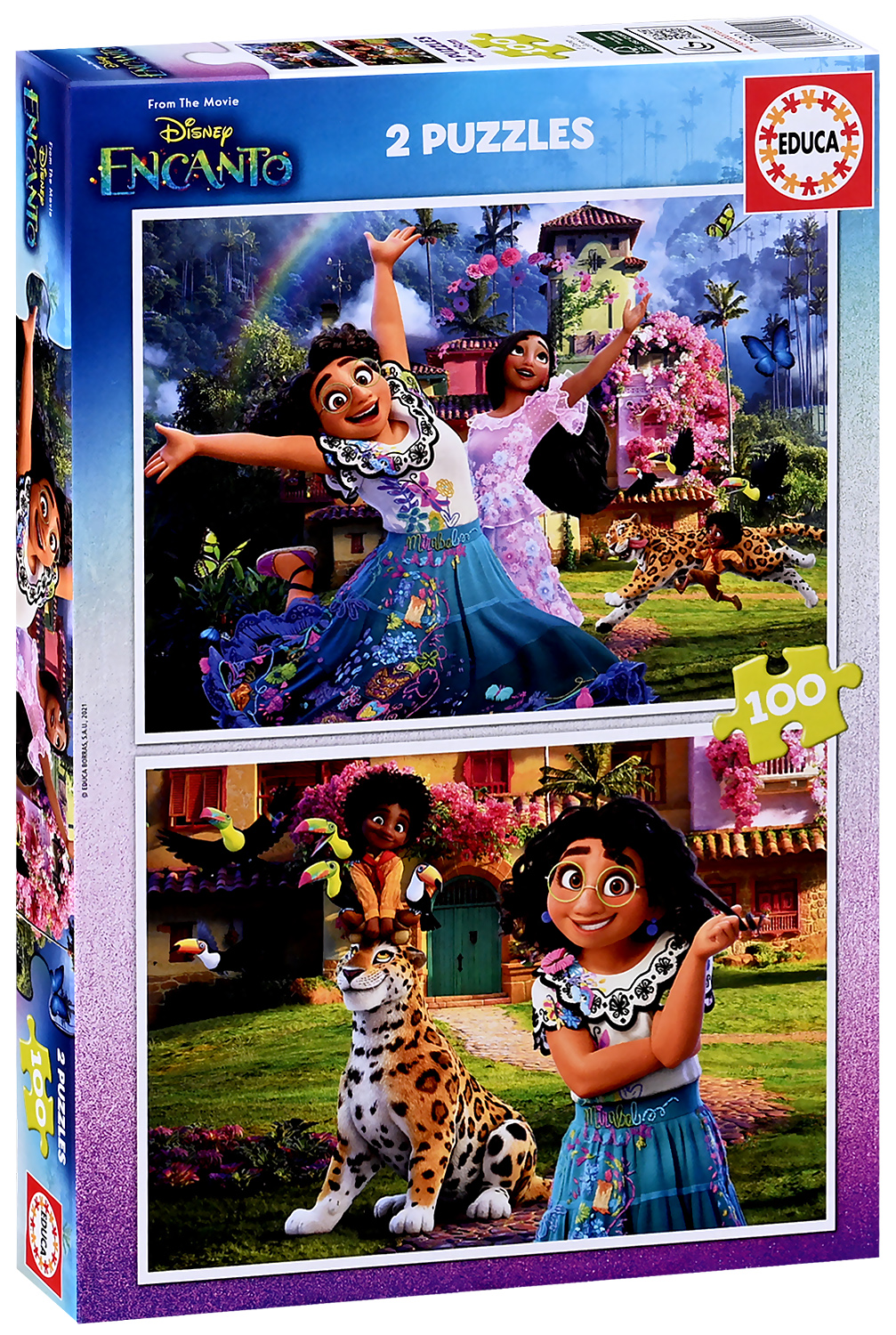 Puzzle Educa din 2 x 100 de piese - Encanto