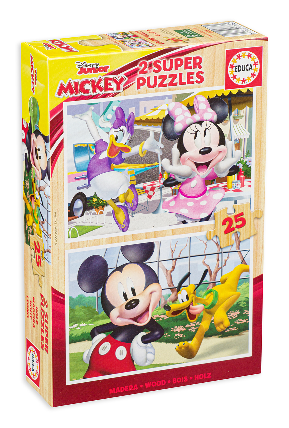 Puzzle Educa din 2 x 25 de piese - Mickey si prietenii