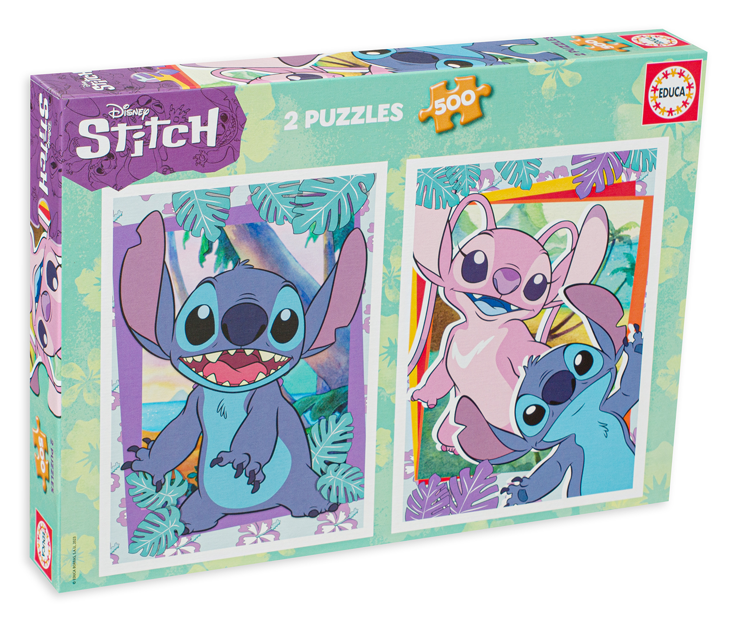 Puzzle Educa din 2 x 500 de piese - Stitch