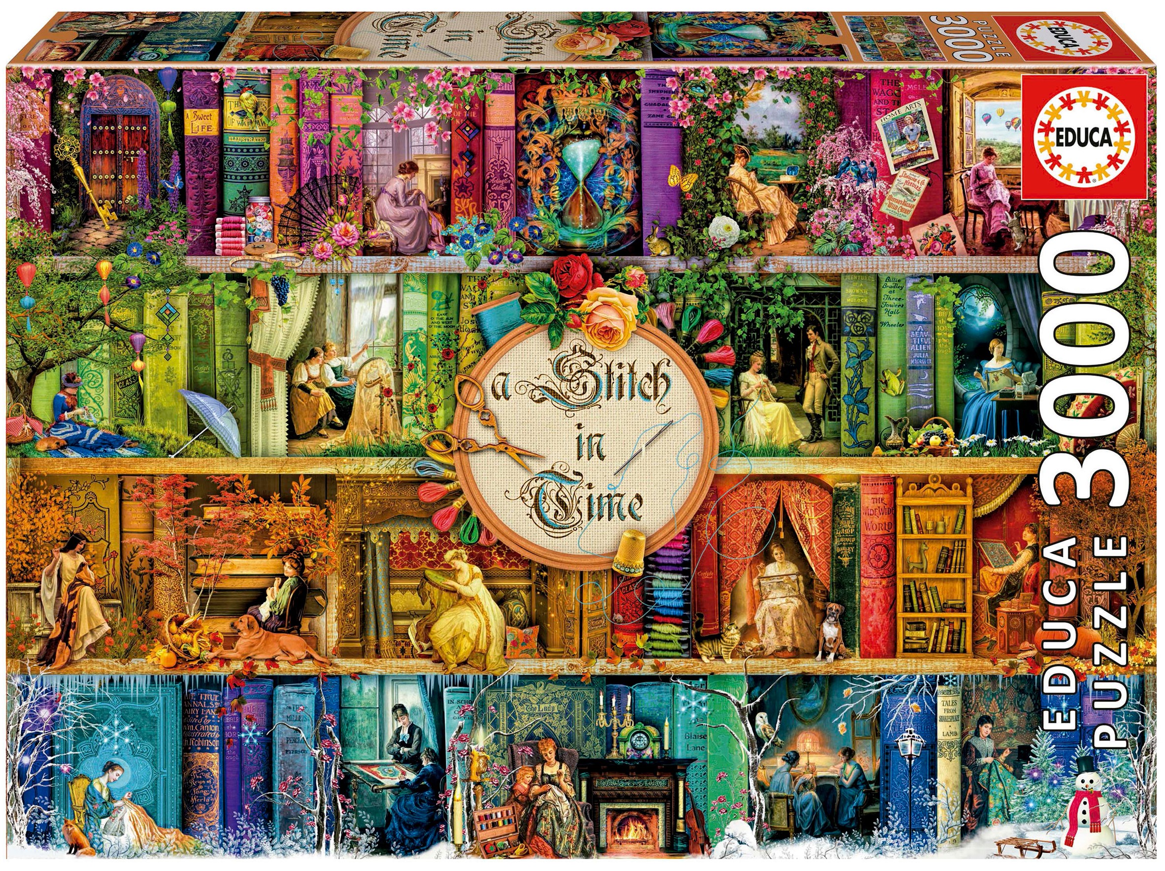Puzzle Educa din 3000 de piese - A Stitch In Time