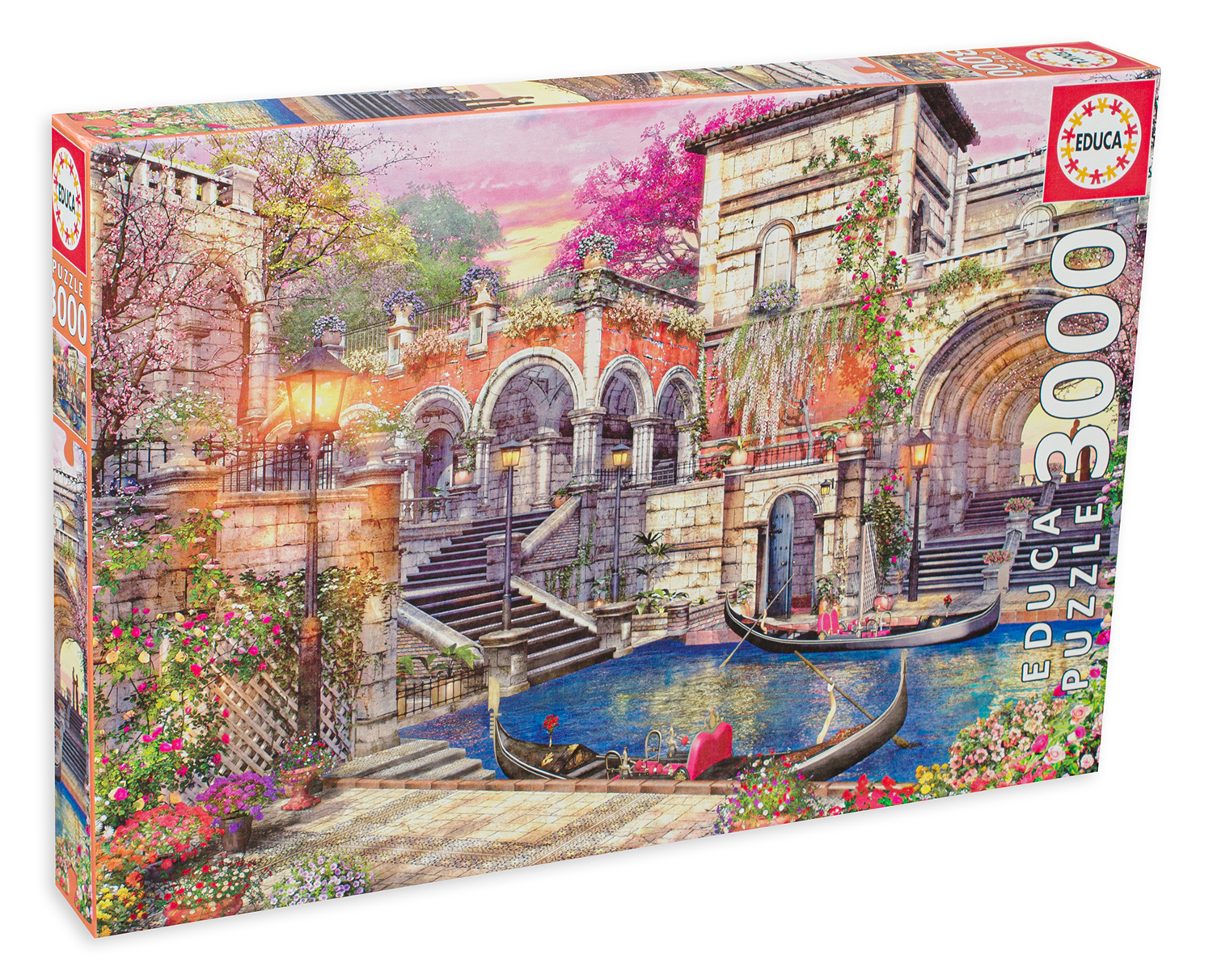 Puzzle Educa din 3000 de piese - Romantica in Venetia, Dominic Davison
