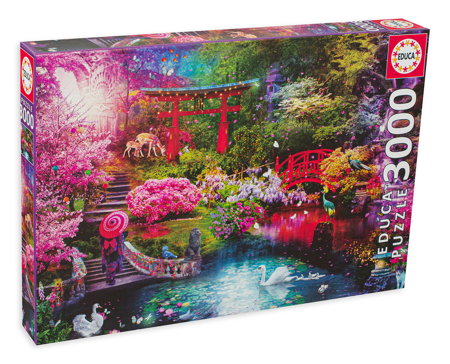 Puzzle Educa din 3000 de piese - Gradina Japoneza