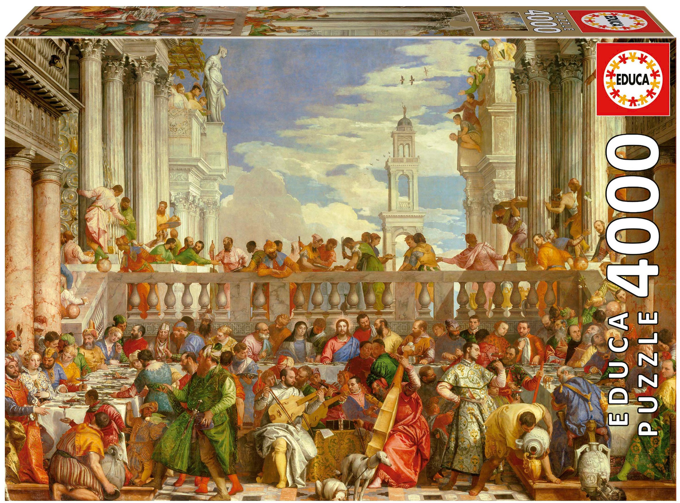 Puzzle Educa din 4000 de piese - Nunta de la Cana
