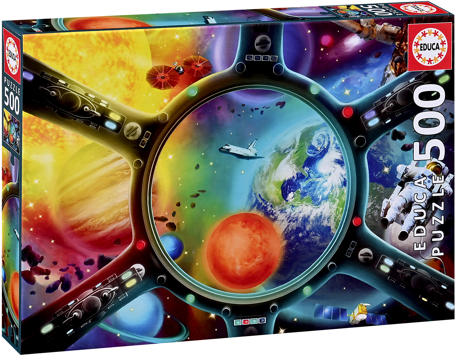 Puzzle Educa din 500 piese - Plimbare în spațiu