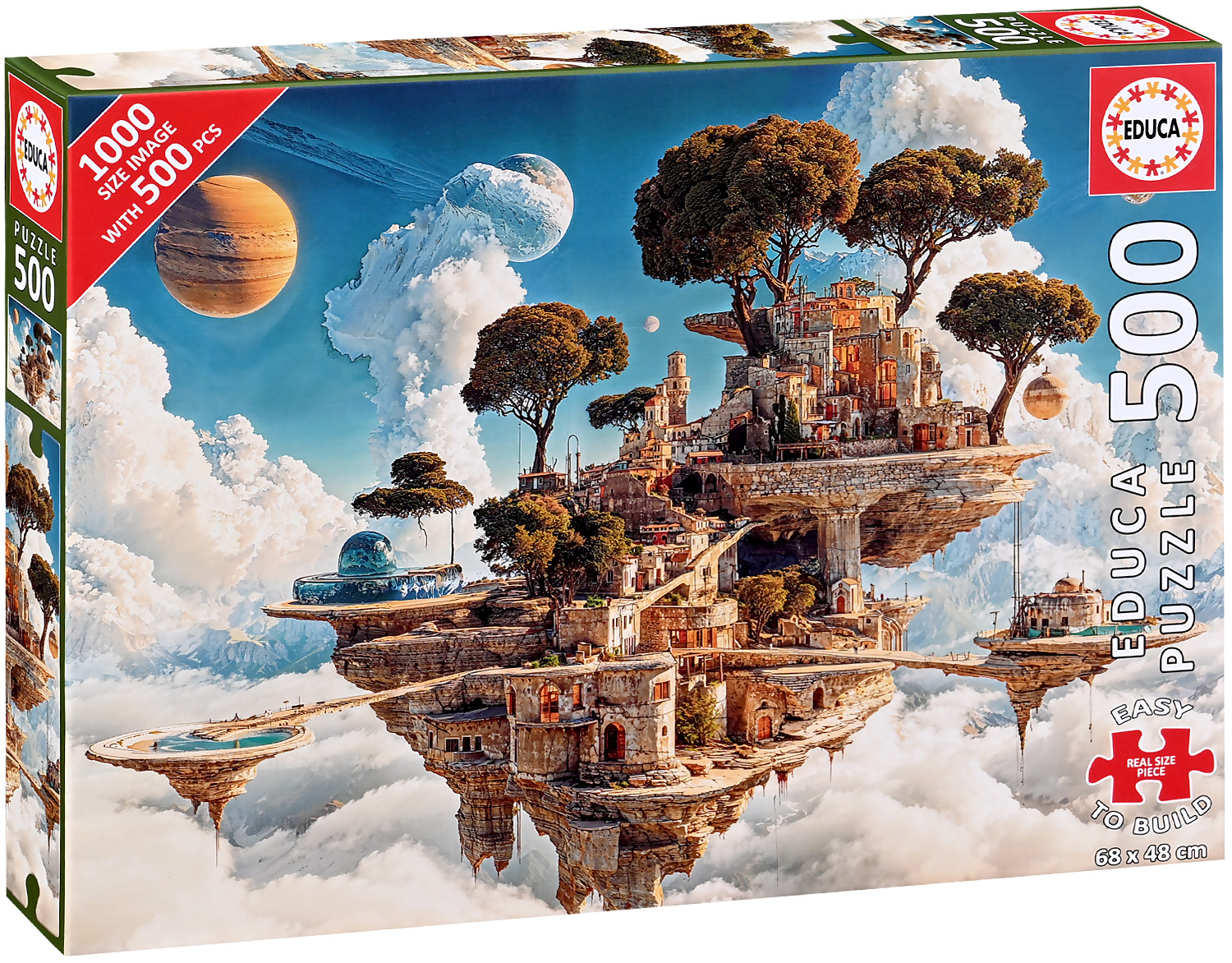 Puzzle Educa din 500 piese - Regatul dintre nori