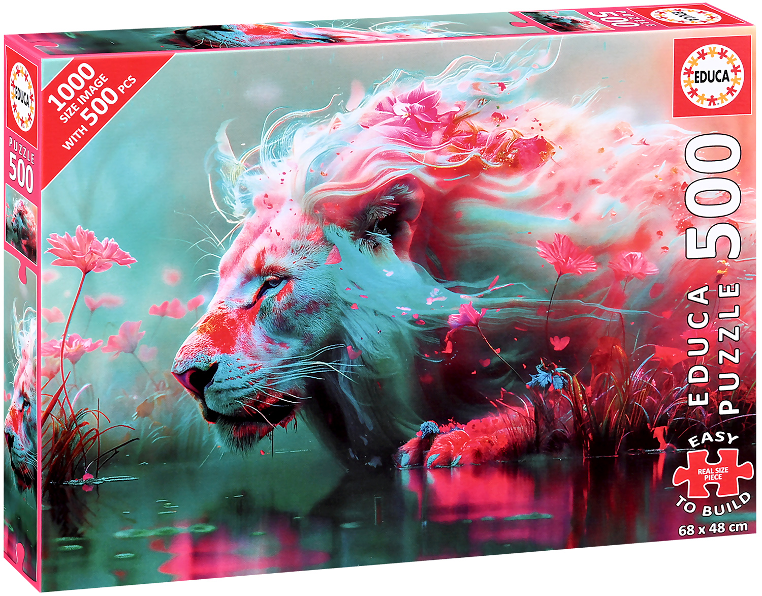 Puzzle Educa din 500 piese - Regele Florilor