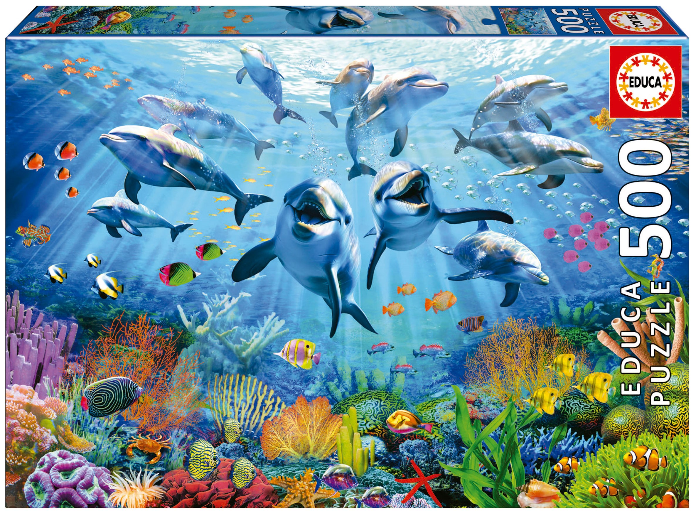 Puzzle Educa din 500 de piese - Petrecere sub mare