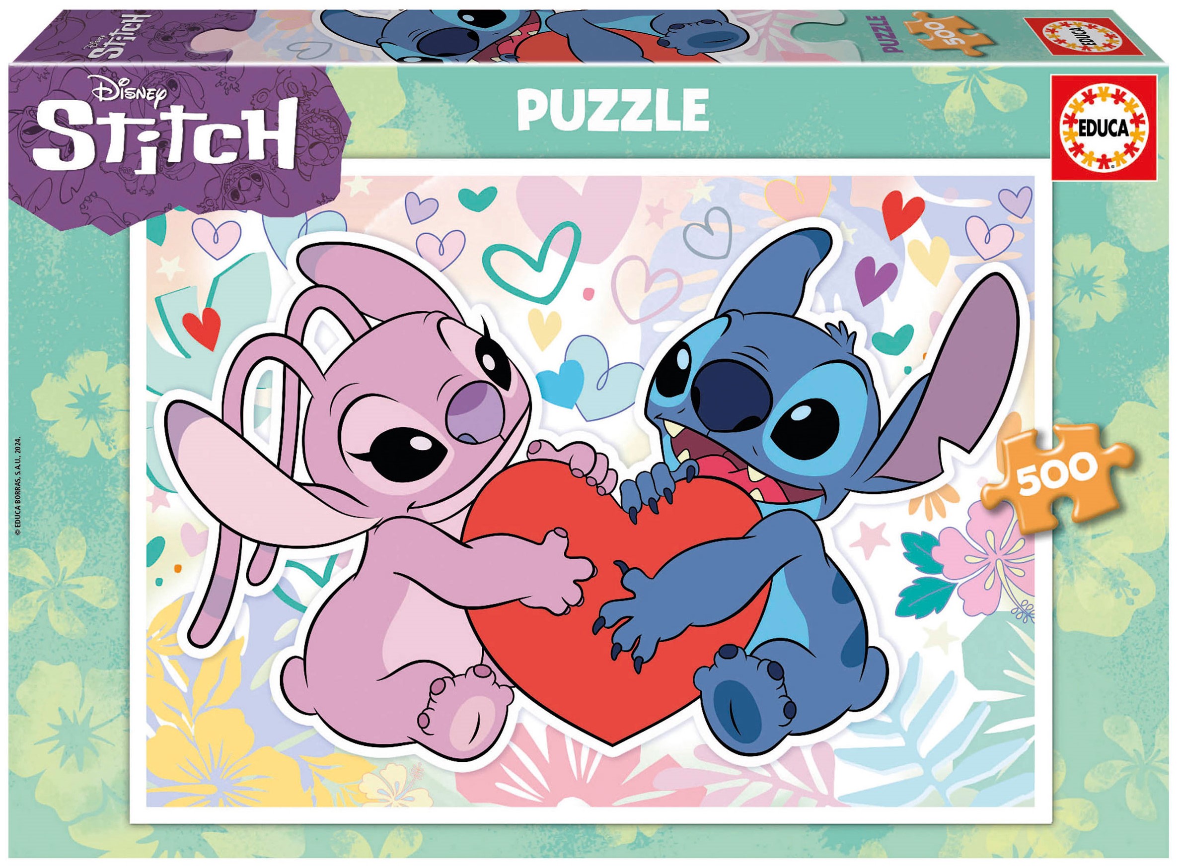 Puzzle Educa din 500 de piese - Stitch