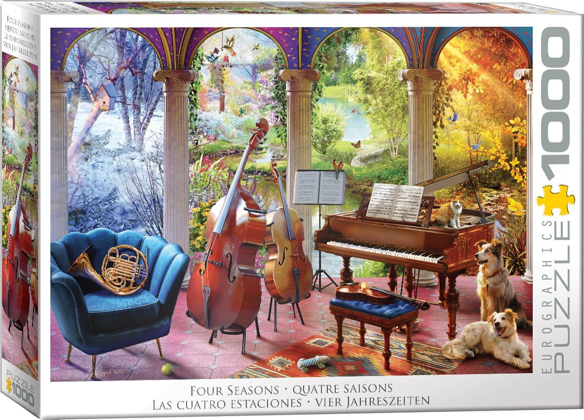 Puzzle Eurographics din 1000 piese - Patru anotimpuri
