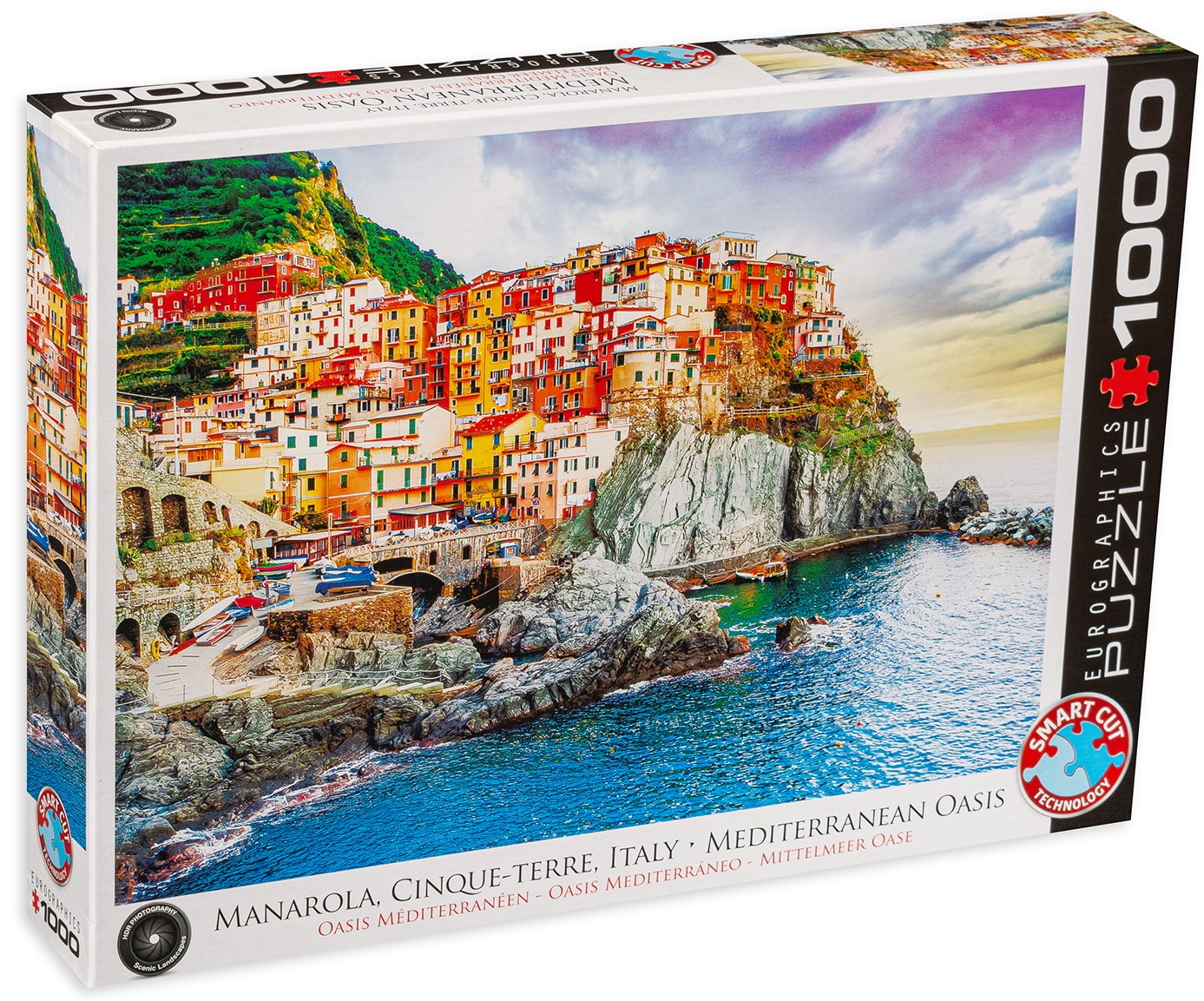 Puzzle Eurographics din 1000 de piese - Cinque Tere, Italia