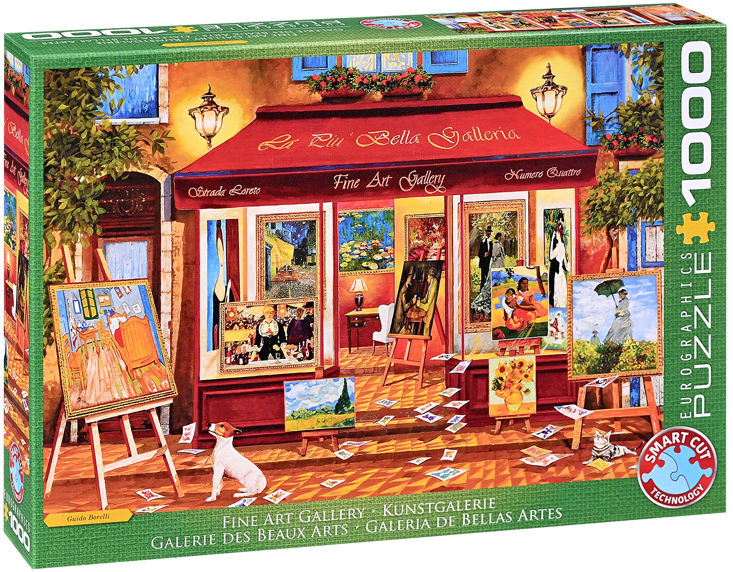 Puzzle Eurographics din 1000 de piese - Galeria de artă plastică