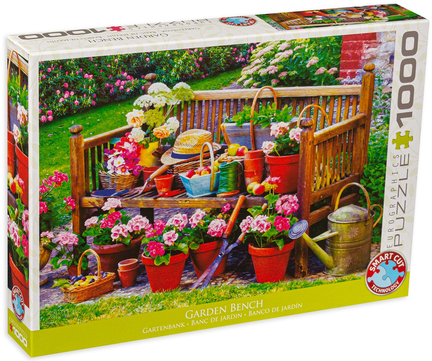 Puzzle Eurographics din 1000 piese - Banca de gradina