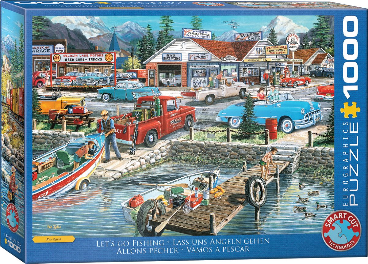 Puzzle Eurographics din 1000 piese - Hai, pește!