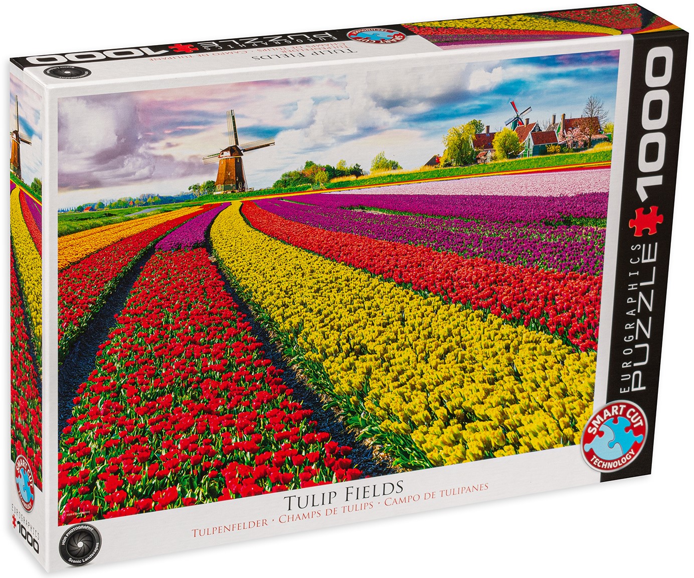 Puzzle Eurographics din 1000 de piese - Camp cu lalele