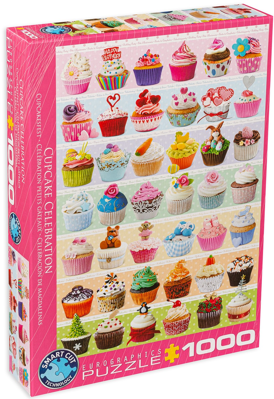 Puzzle Eurographics din 1000 de piese - Prajituri de sarbatoare
