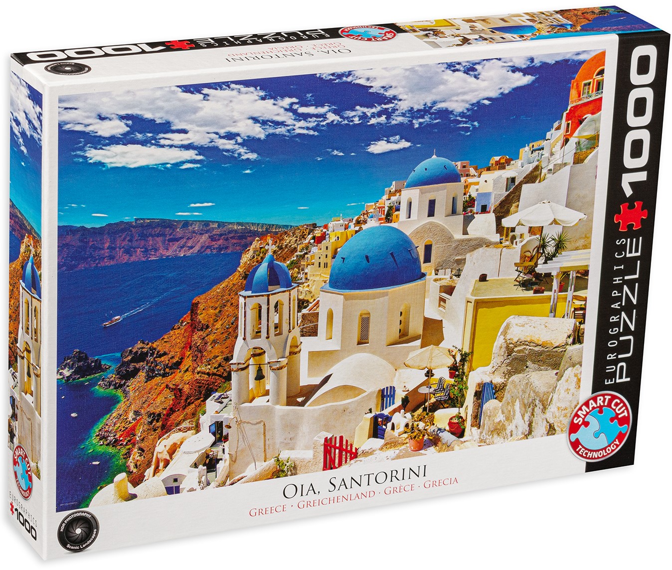 Puzzle Eurographics din 1000 de piese - Santorini, Grecia