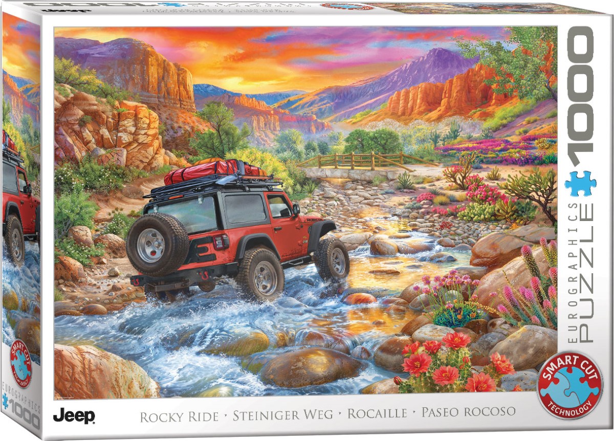 Puzzle Eurographics de 1000 de bucăți  - Plimbare pe stânci