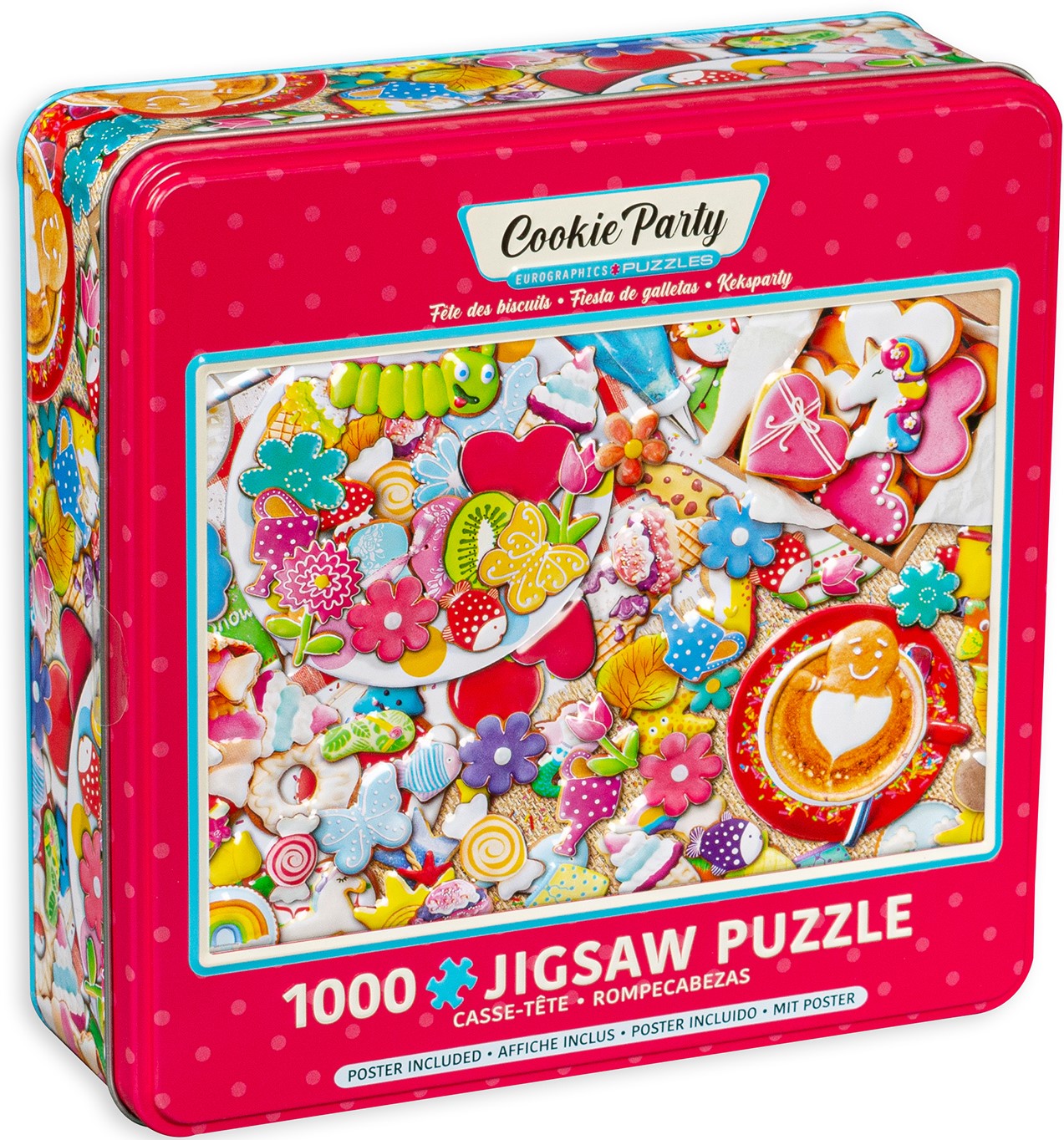 Puzzle Eurographics din 1000 de piese - Cookie Party Tin