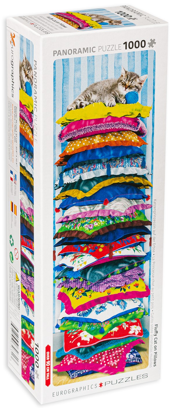 Puzzle Eurographics din 1000 de piese - Fluffy Kitty