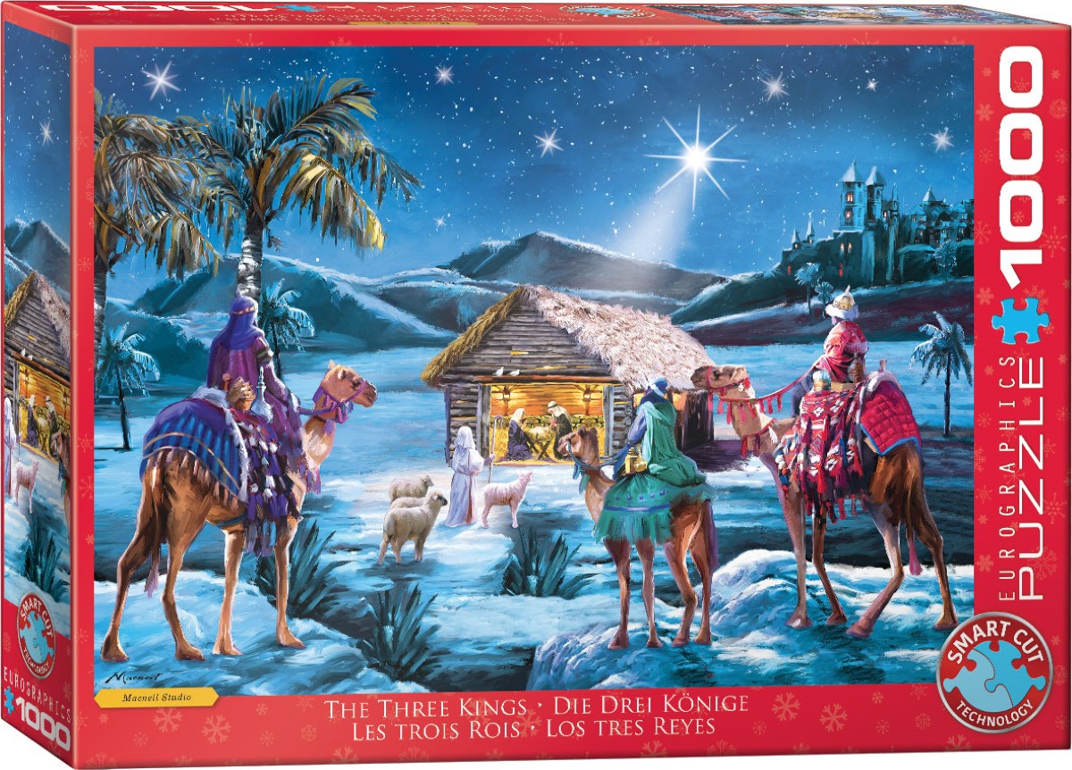 Puzzle Eurographics de 1000 de bucăți  - Cei Trei Regi