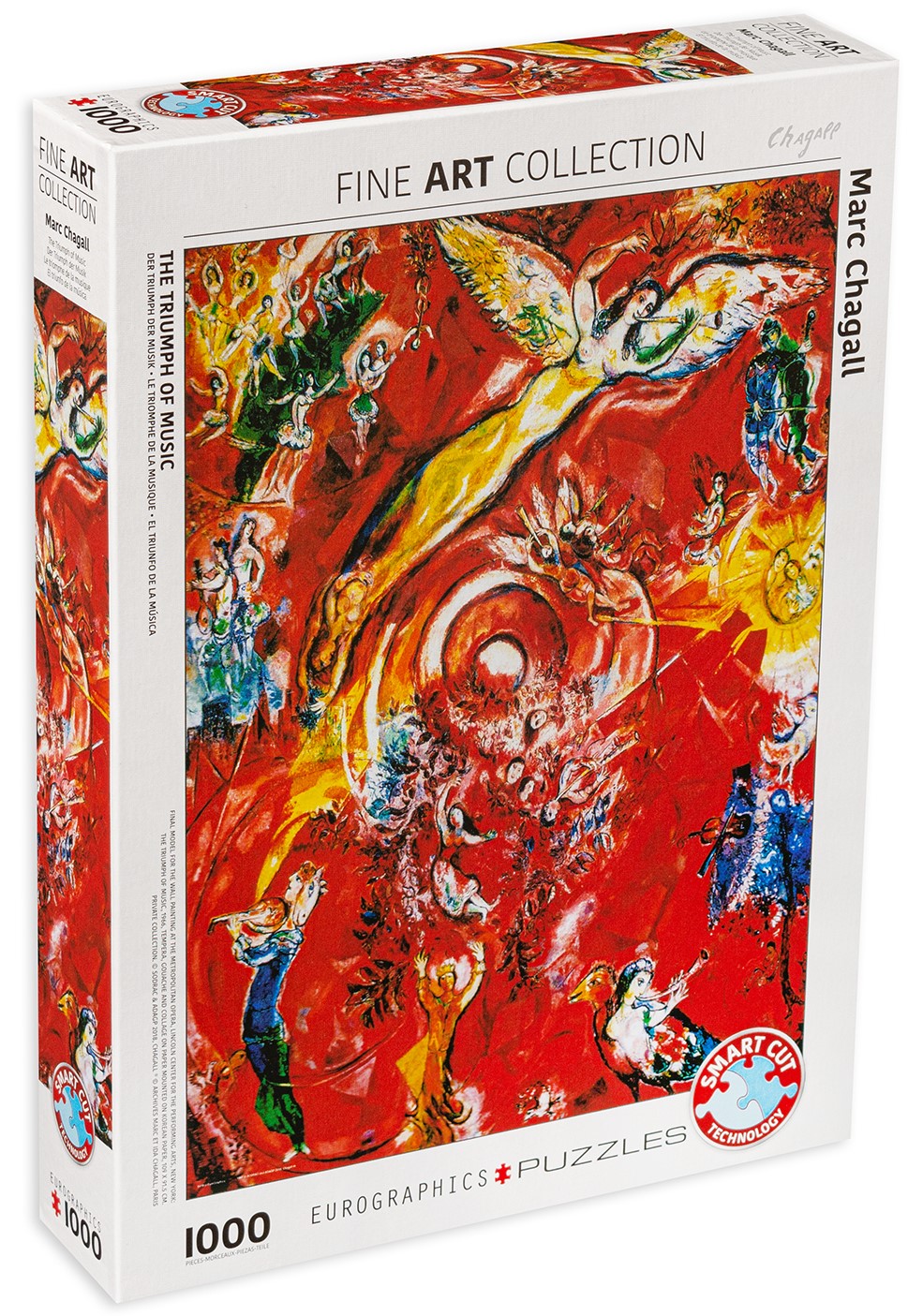 Puzzle Eurographics de 1000 piese - Triumful muzicii, Mark Chagall