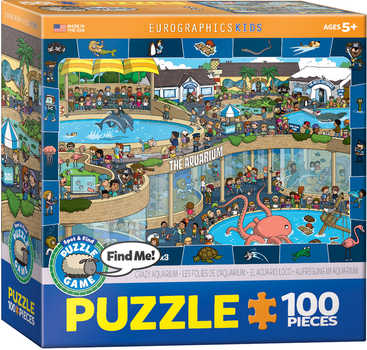 Puzzle Eurographics din 100 de piese – Acvariu
