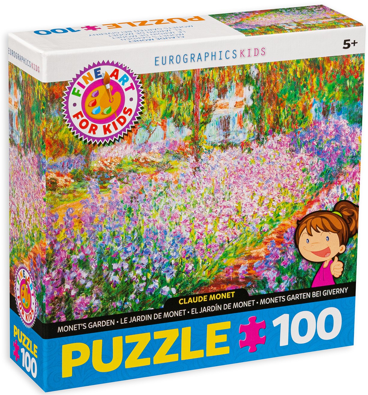 Puzzle Eurographics din 100 de piese – Gradina lui Monet