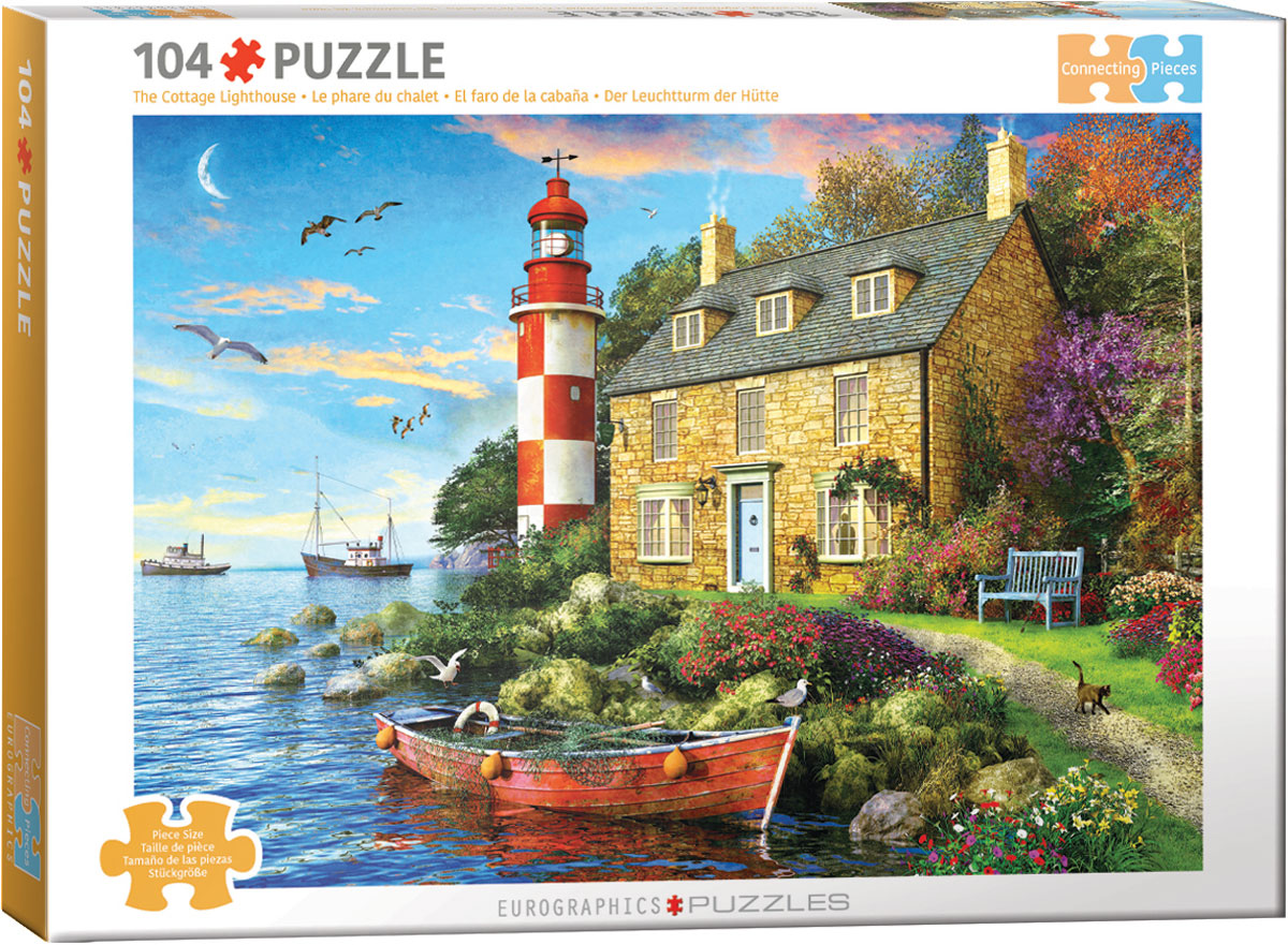 Puzzle Eurographics din 104 piese - Farul vilei