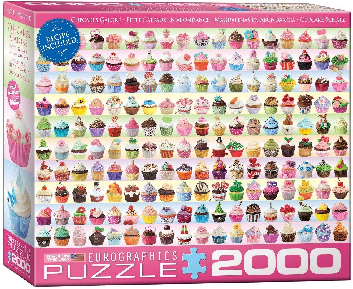 Puzzle Eurographics din 2000 de piese - Ispita cu prajituri