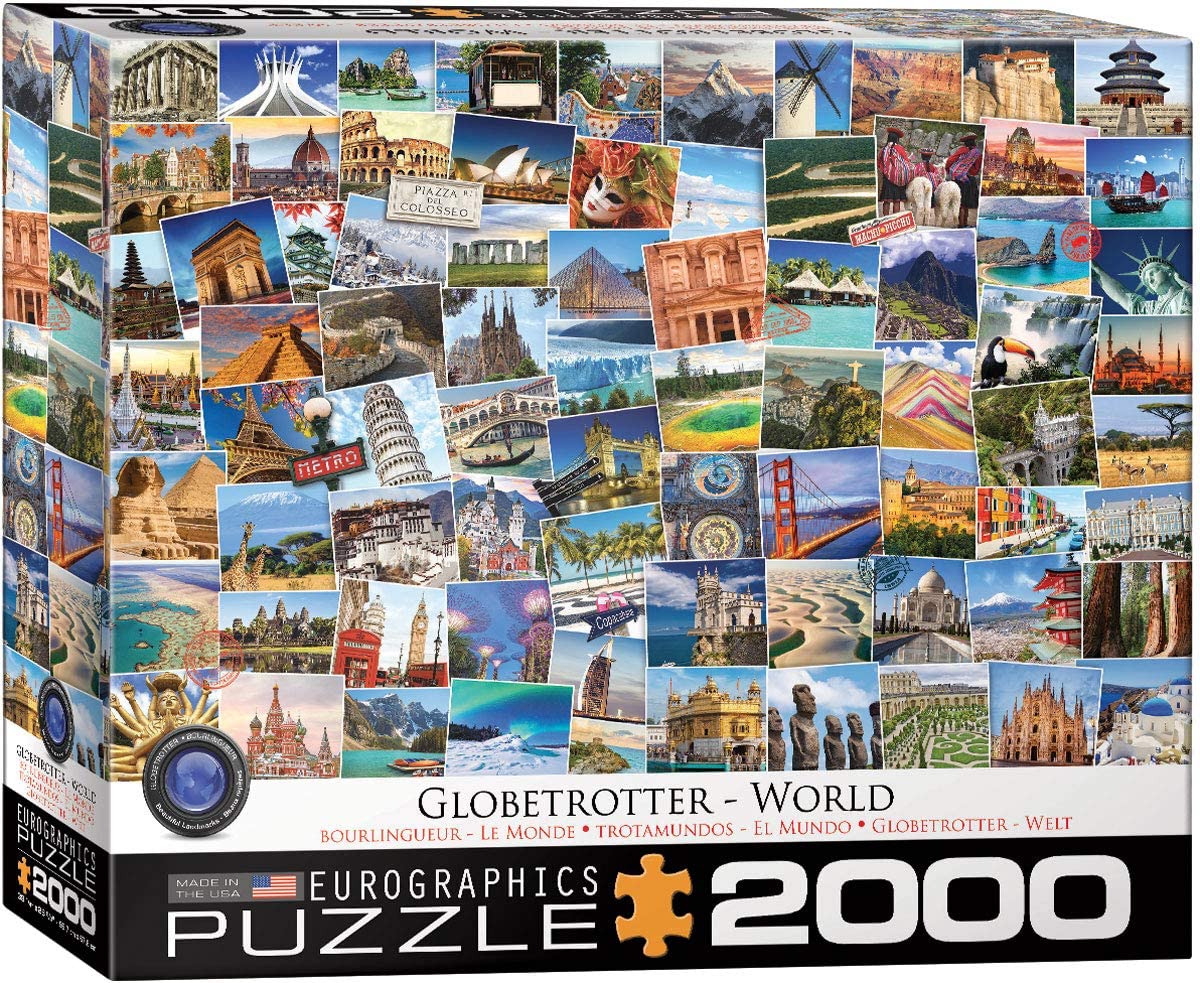 Puzzle Eurographics din 2000 de piese - Obiective turistice