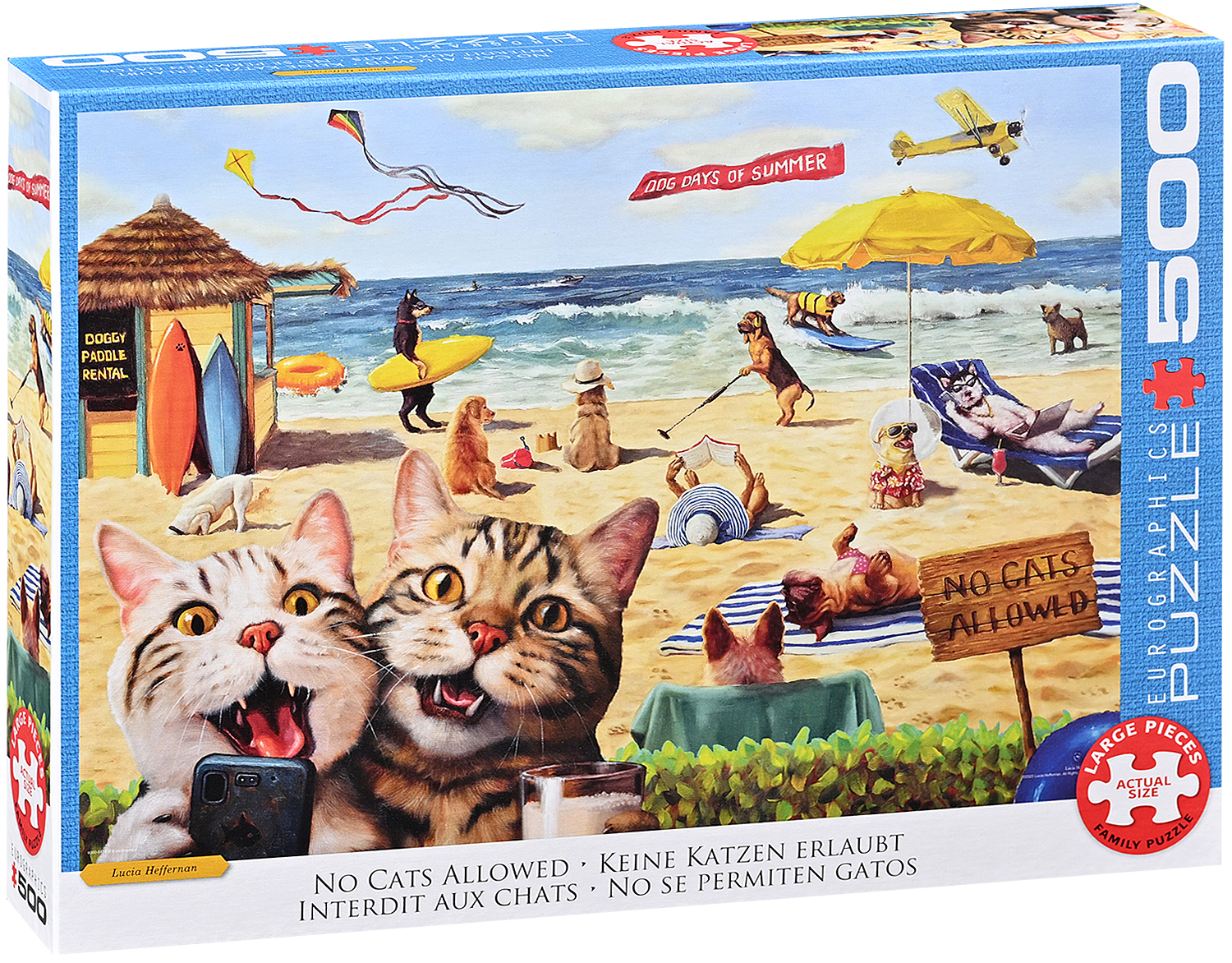 Puzzle Eurographics din 500 de piese - Nu sunt permise pisici