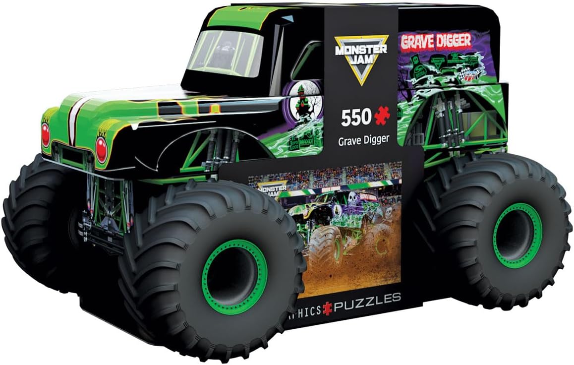 Puzzle Eurographics din 550 piese - Monster Jam: Grave Digger